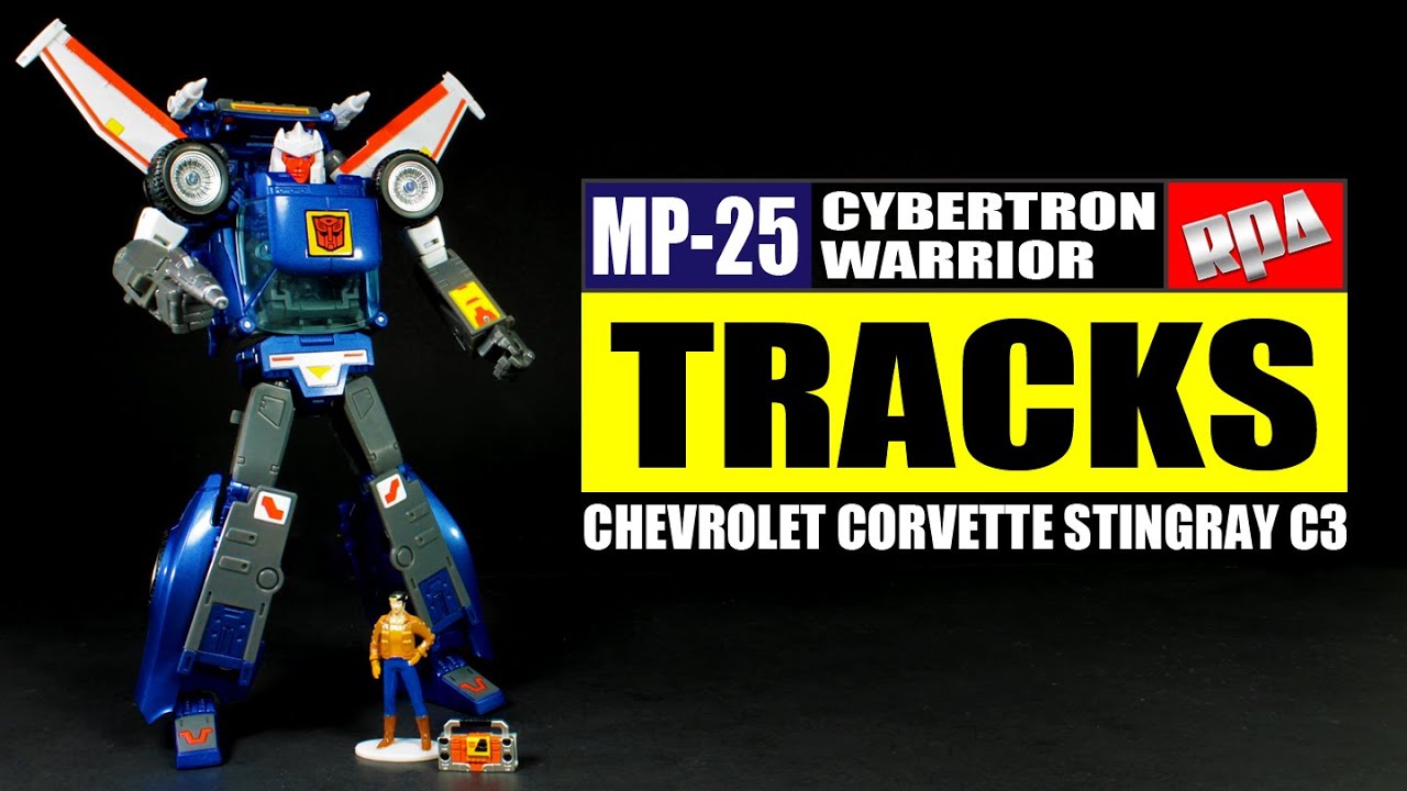 Transformers Masterpiece MP-25 Cybertron Warrior Tracks Corvette Stingray Takara Tomy robot review