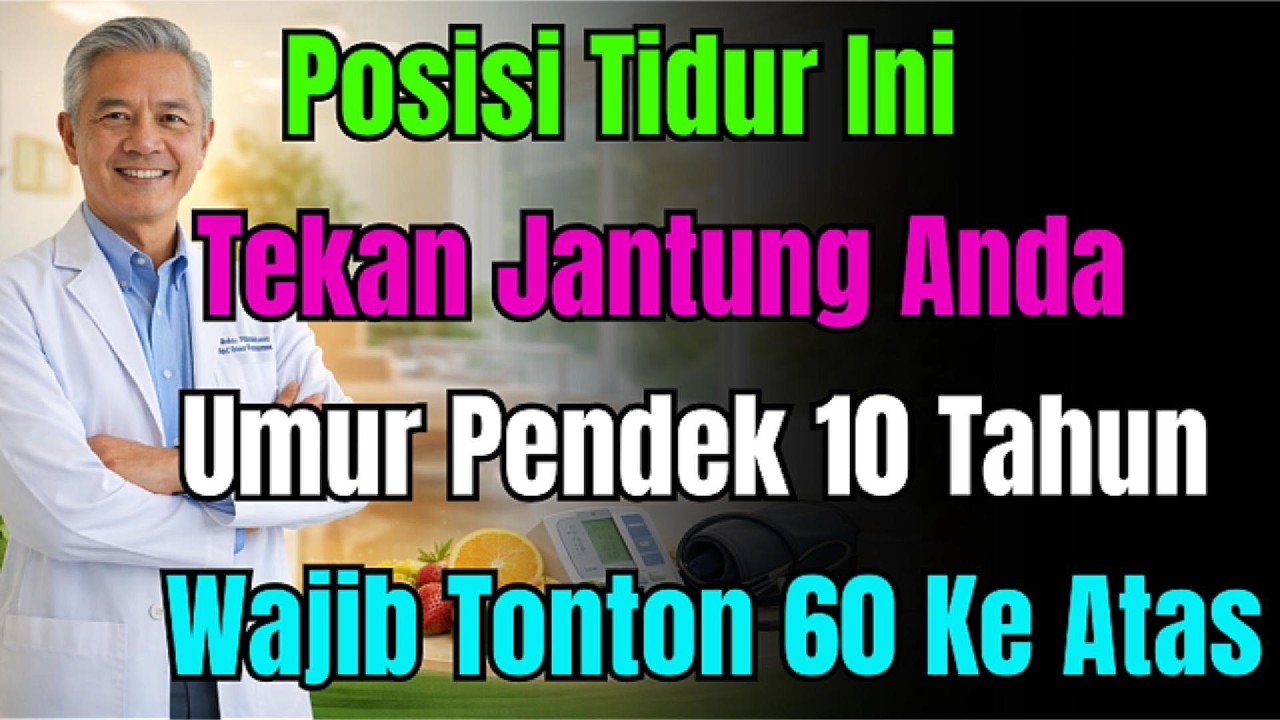 Posisi Tidur Salah Boleh Ragut 10 Tahun Usia Anda! Warga Emas 60+ Wajib Tahu Rahsia Ini!