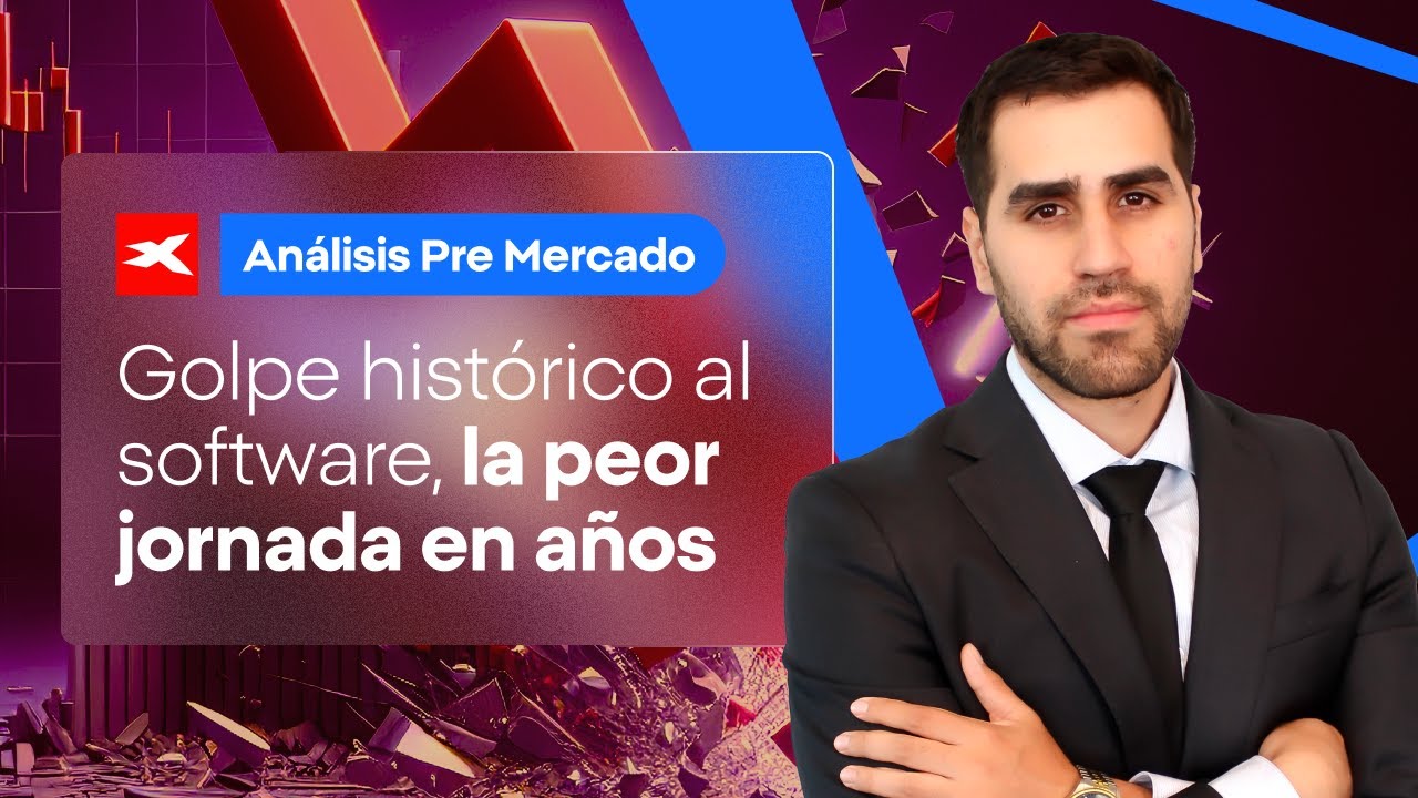 DESPLOME DEL SOFTWARE marca su peor jornada desde 2022 | PRE MERCADO | 05-02-2026