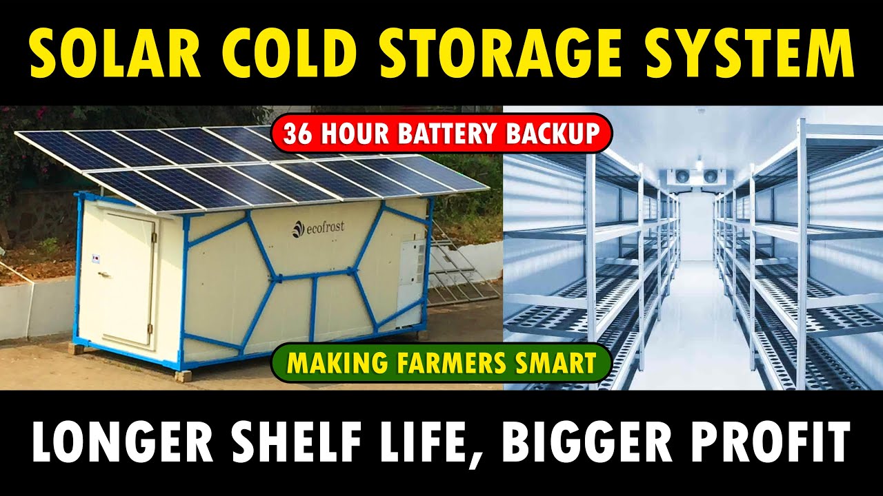 Portable Solar Cold Storage System for Farmer | Ecofrost | Agriculture Cold Storage Business Plan