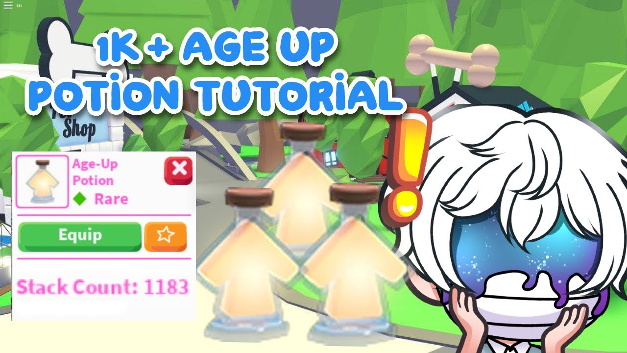 😱How to get AGE UP Potions faster! 🧪- Adopt Me