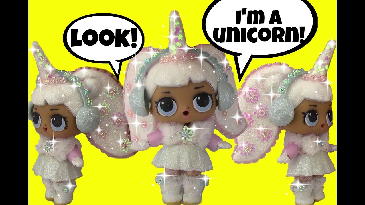 LOL Surprise Dolls ~ 🦄 GG Custom SNOW ANGEL UNICORN ~ Doll Story Video
