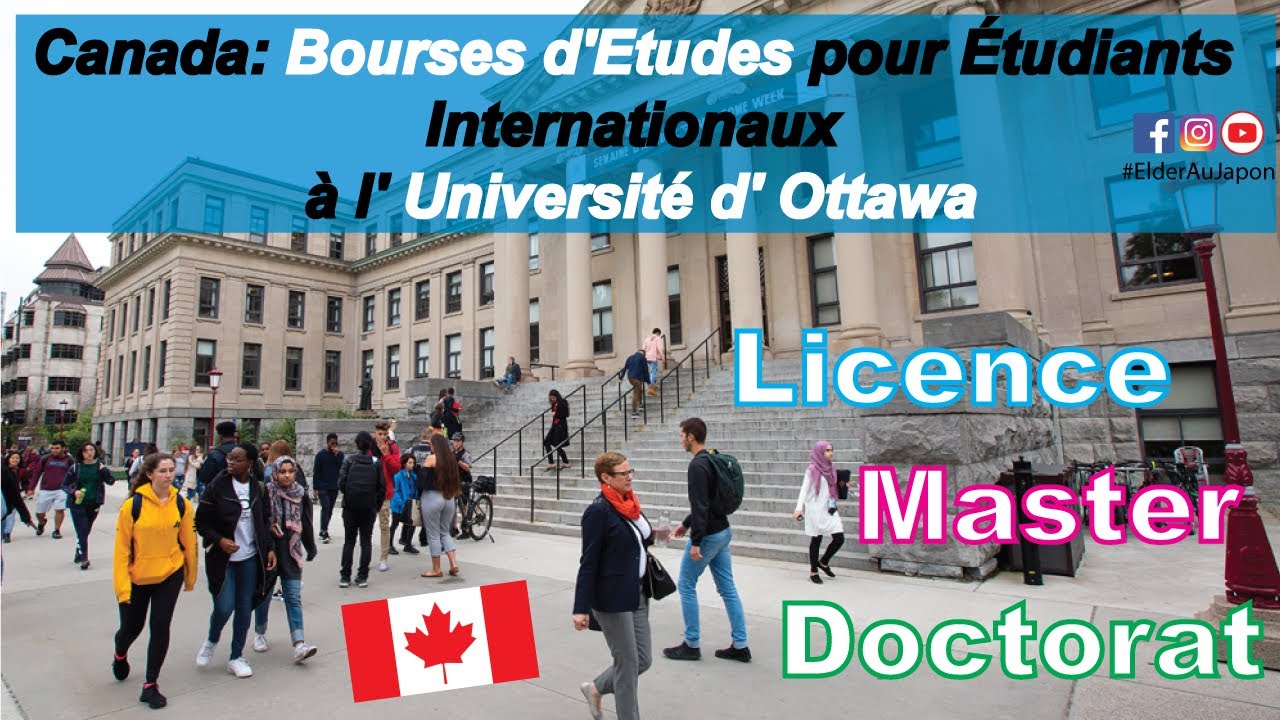 Canada: Bourses d'Etudes pour Étudiants Internationaux à l'Université d'Ottawa