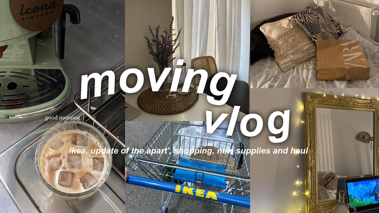 moving vlog ep2 // update de l'appart, ikea & déco ☕️