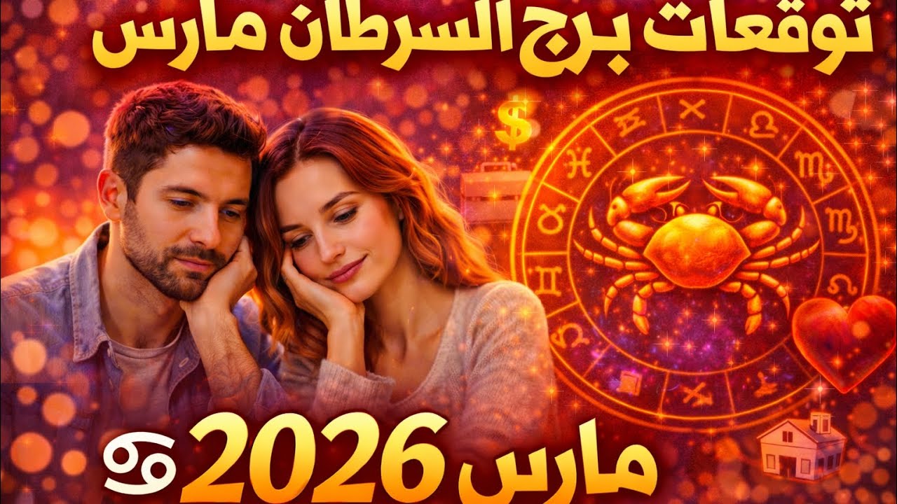 برج السرطان شهر مارس ٢٠٢٦ | فرص وتحذيرات لازم تعرفها