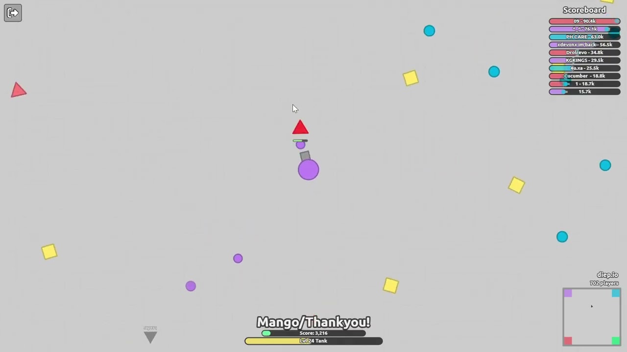Diep.io - Singapore 4 Teams
