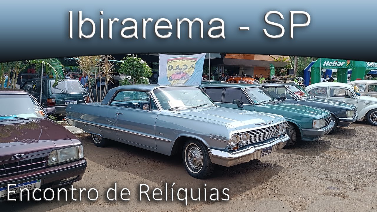 Encontro de Carros Antigos na cidade de Ibirarema - SP