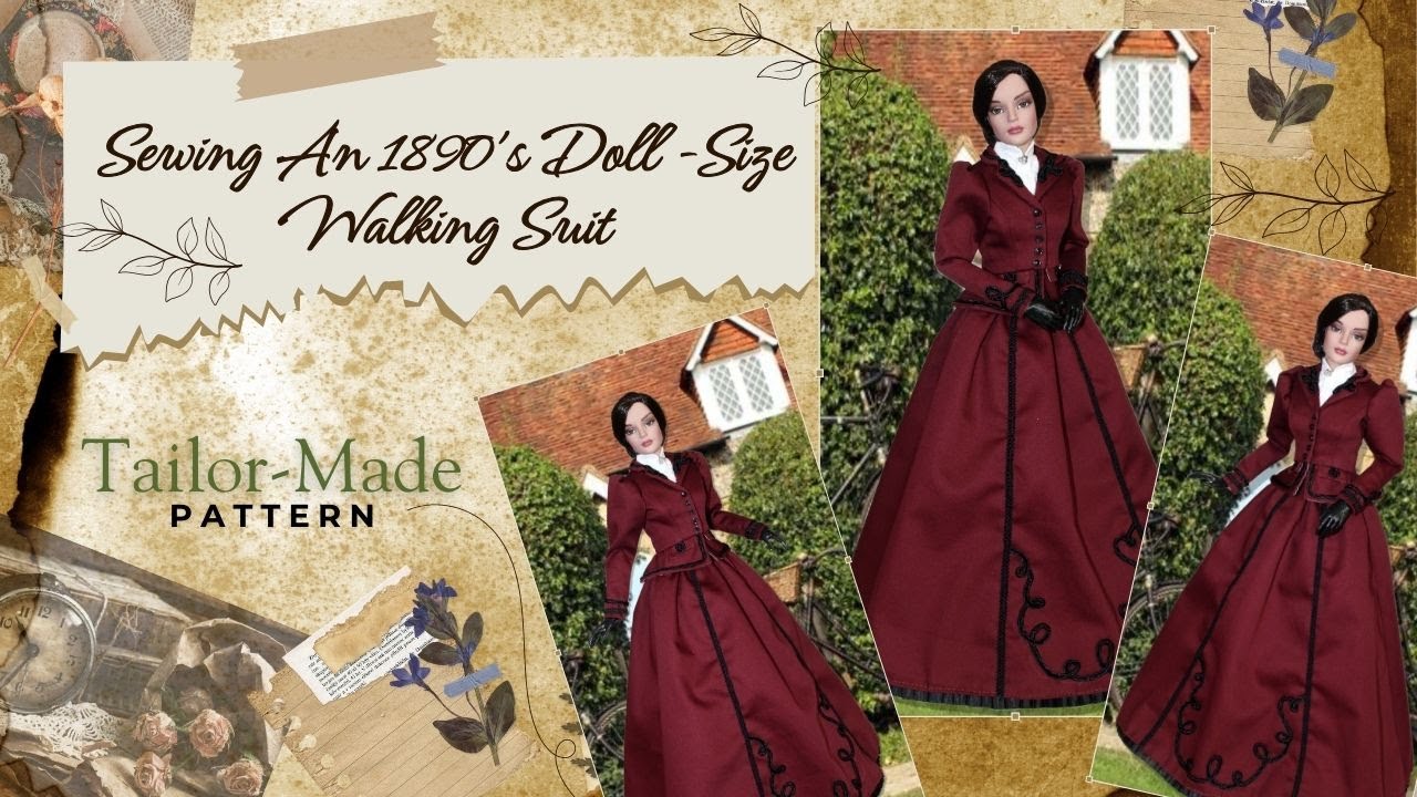 How To Sew a Doll-Size 1890s Walking Suit / Club Grace / VDC Tailor-Made Pattern