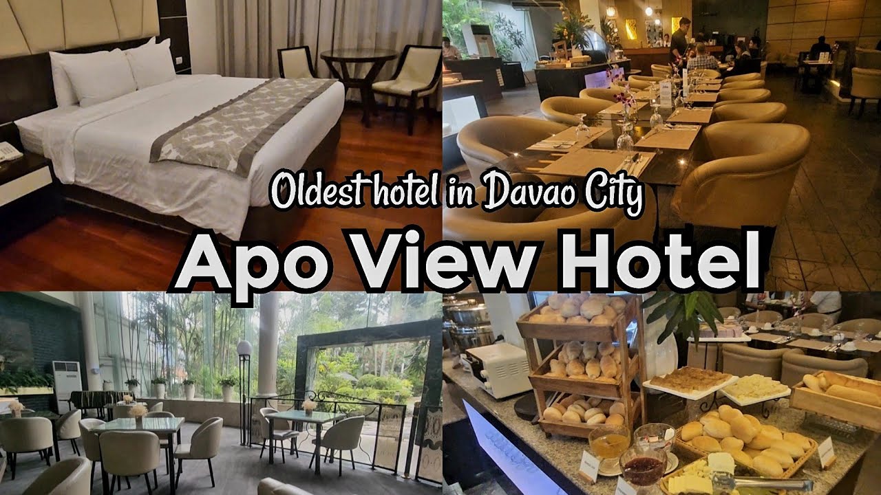 Oldest hotel in Davao City, Apo View Hotel | Buffet & People's Park.