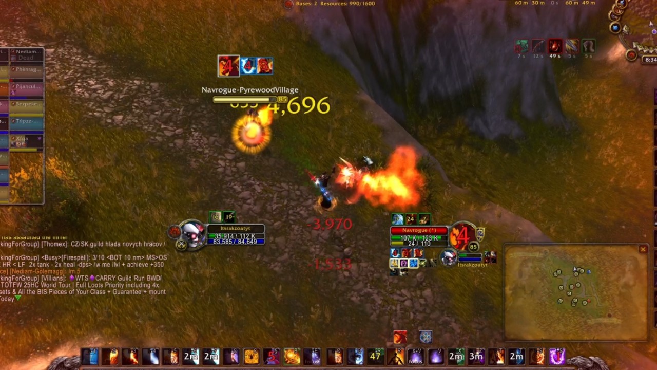 Full BG intense Fire Mage Solo PvP CATA CLASSIC