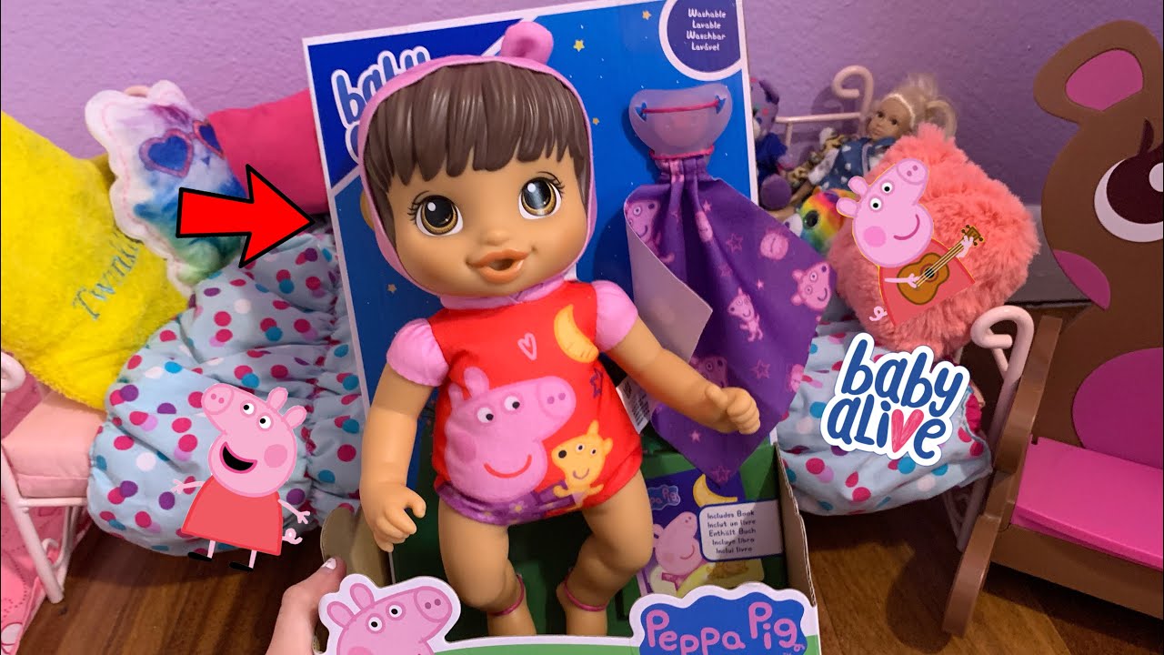 NEW BABY ALIVE Peppa pig doll Unboxing ! / FAN MAIL