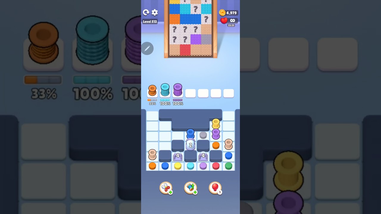 Color Knitzy Walkthrough Level 513