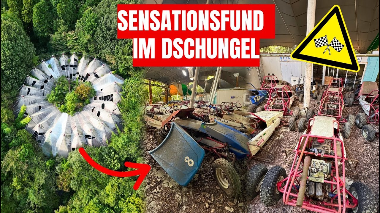 LOSTPLACE // Wir ENTDECKEN 100 VERLASSENE RENN-KARTS im japanischen DSCHUNGEL😱 SCHLANGE GESICHTET!🐍