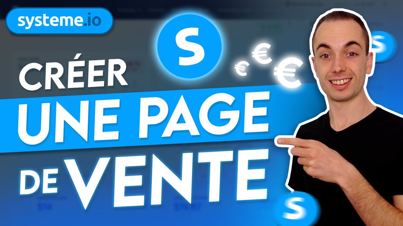SYSTÈME IO : Comment Créer Une Page de Vente avec Système io en 2024