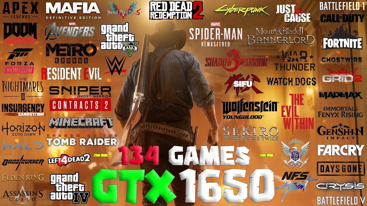 GTX 1650 | I5 3570 | 134 Games Tested | Max Settings | Gameplay Test | FPS Test