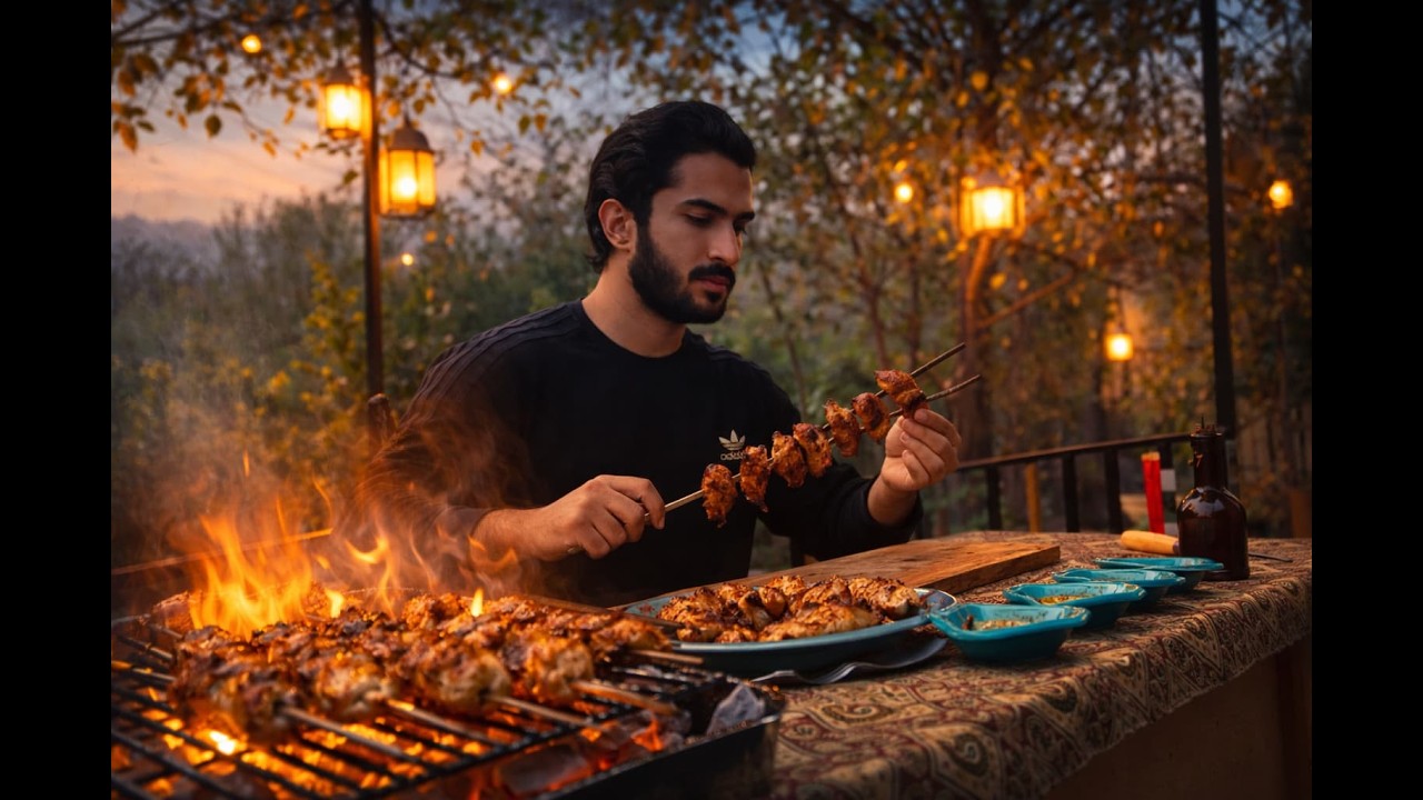 Ultimate Campfire Grilled Chicken | Relaxing Outdoor Cooking