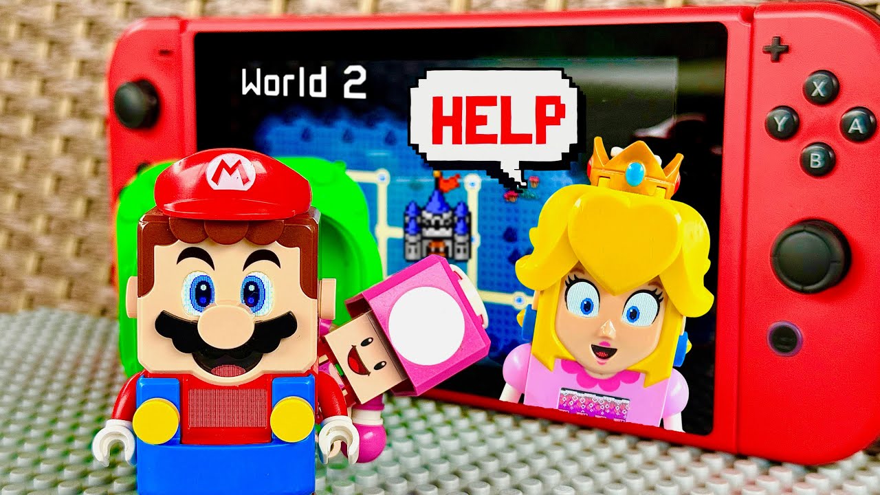 Lego Super Mario World Stories Episode 2! 🔴🪨 “Going Underground!” 