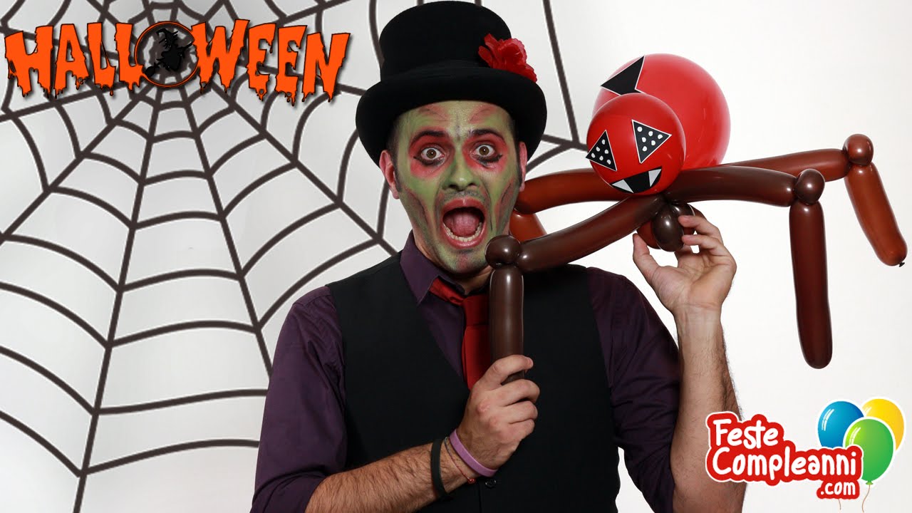 Palloncino Ragno Tutorial - Decorazioni di Halloween con Palloncini