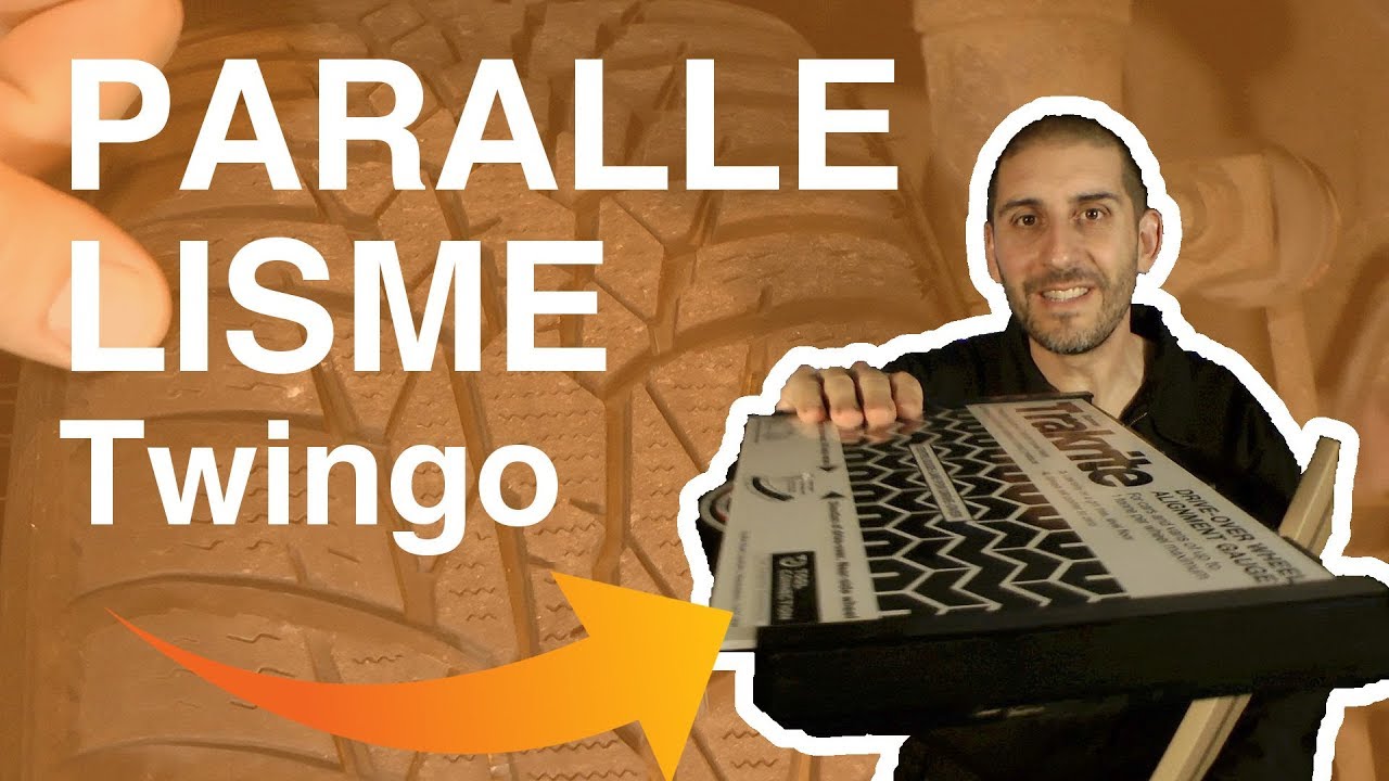 ✅PARALL&Eacute;LISME de sa Voiture chez soi avec l'outil TRAKRITE 🚗 Twingo