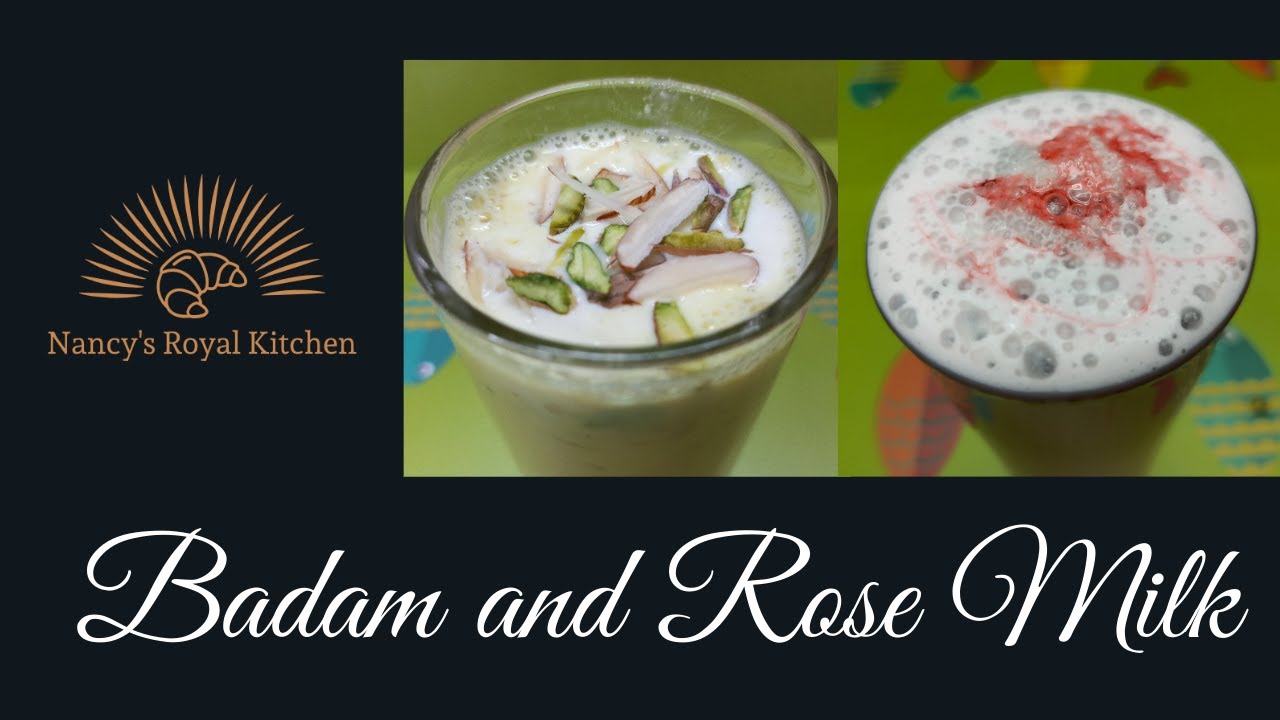 Badam Milk | Rose Milk | Badam Kheer | Badam Milk recipe | Rose Milk Recipe | Summer drinks Recipe