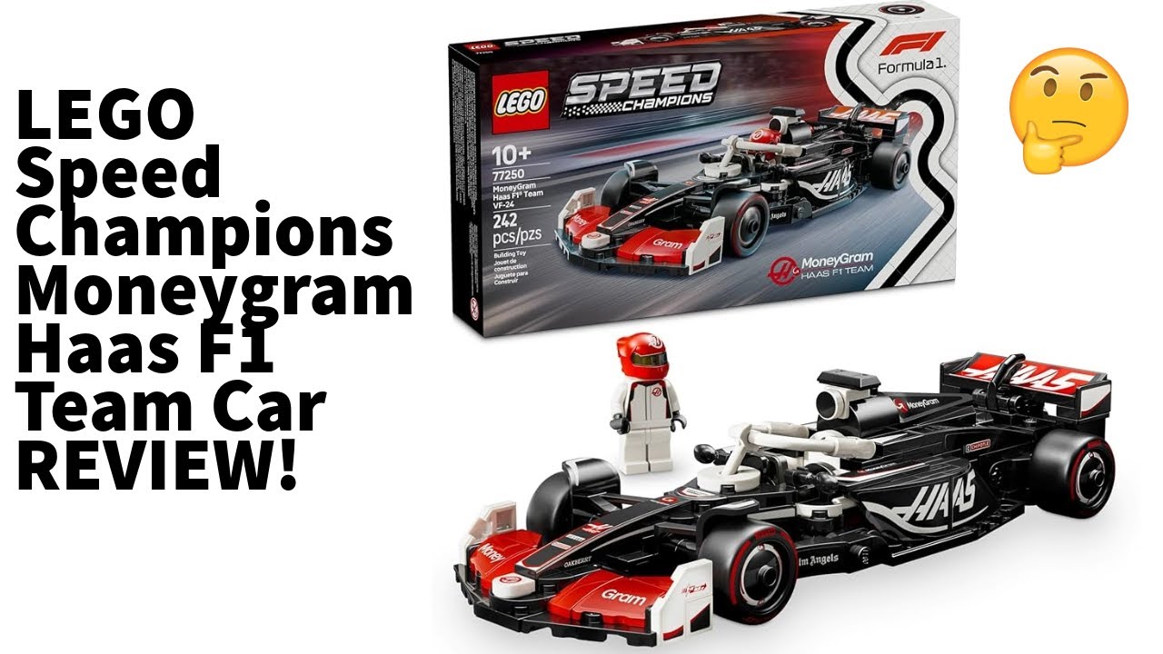 LEGO Speed Champions MoneyGram Haas F1 Team VF 24 REVIEW! Set 77250