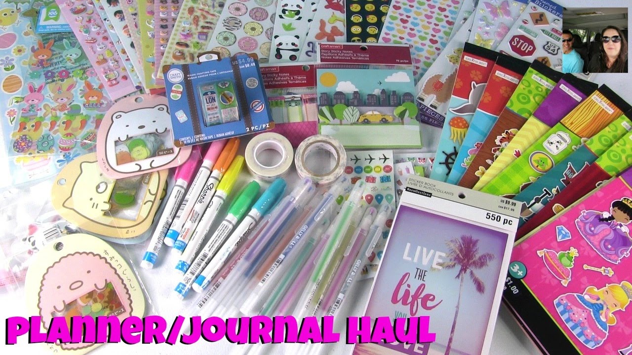Journal Planner Haul Michaels Walmart Ebay & Amazon | PaulAndShannonsLife