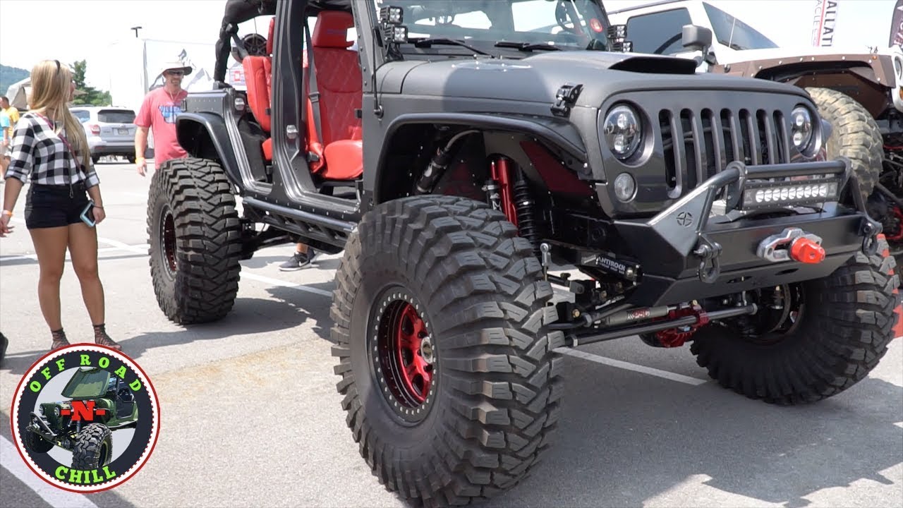 Crazy Jeep Monster on 40s | Jeep Wrangler Rubicon Walk Around