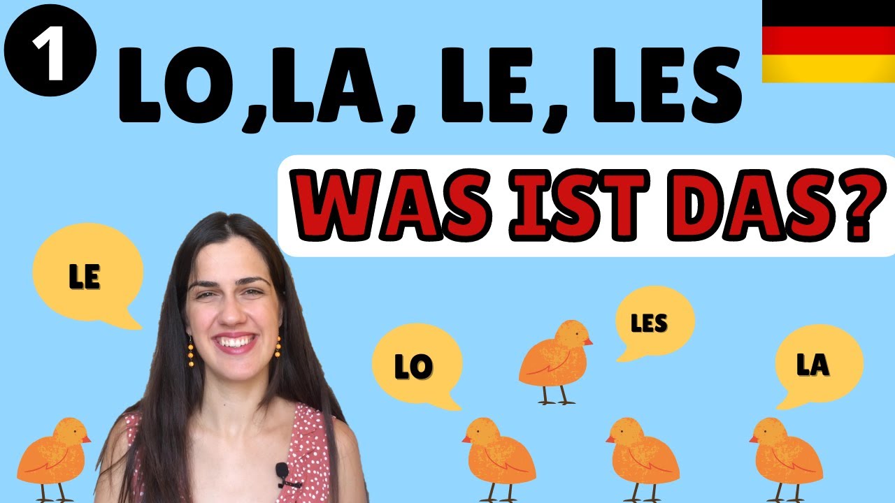 DIREKTE UND INDIREKTE OBJEKT. Spanisch. TEIL 1.