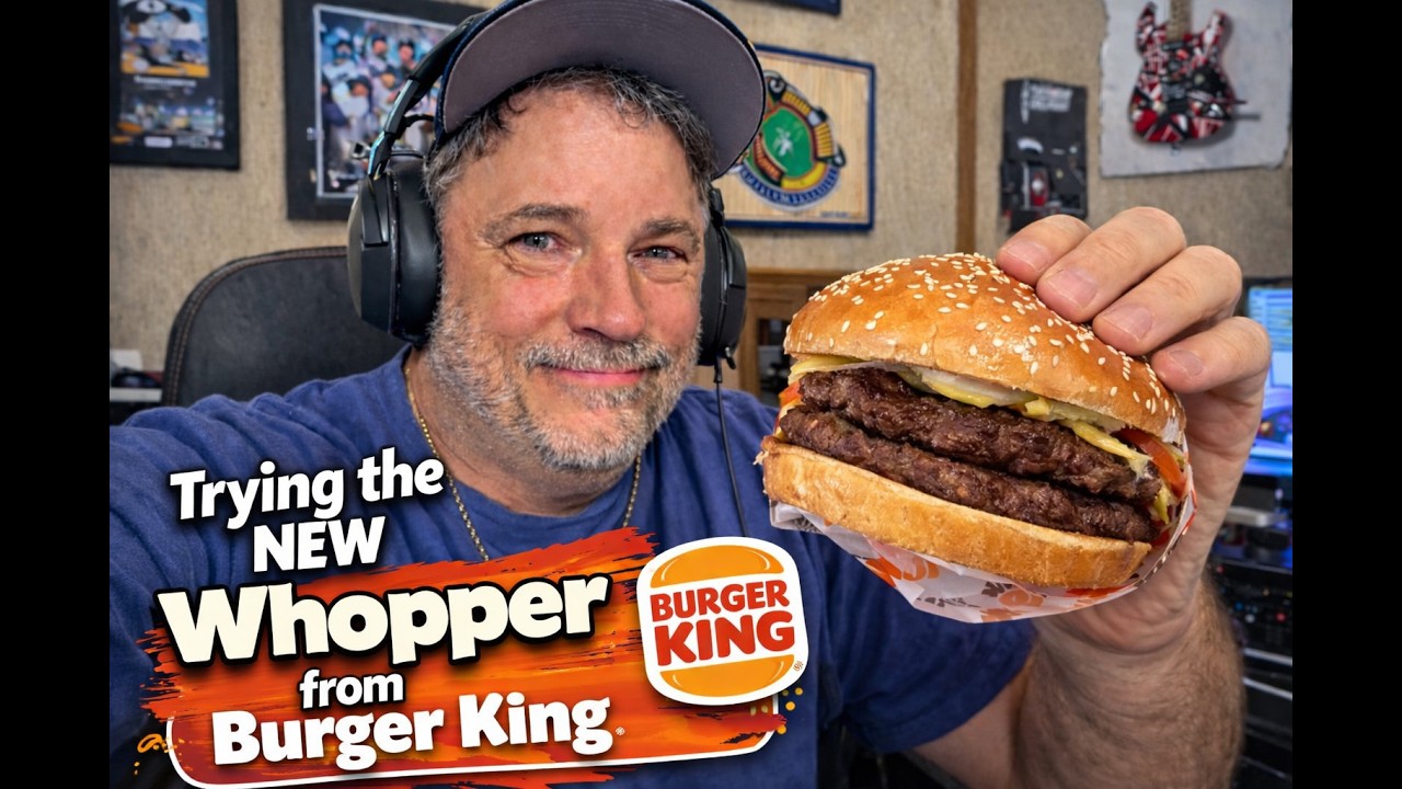 Trying the NEW Whopper from Burger King