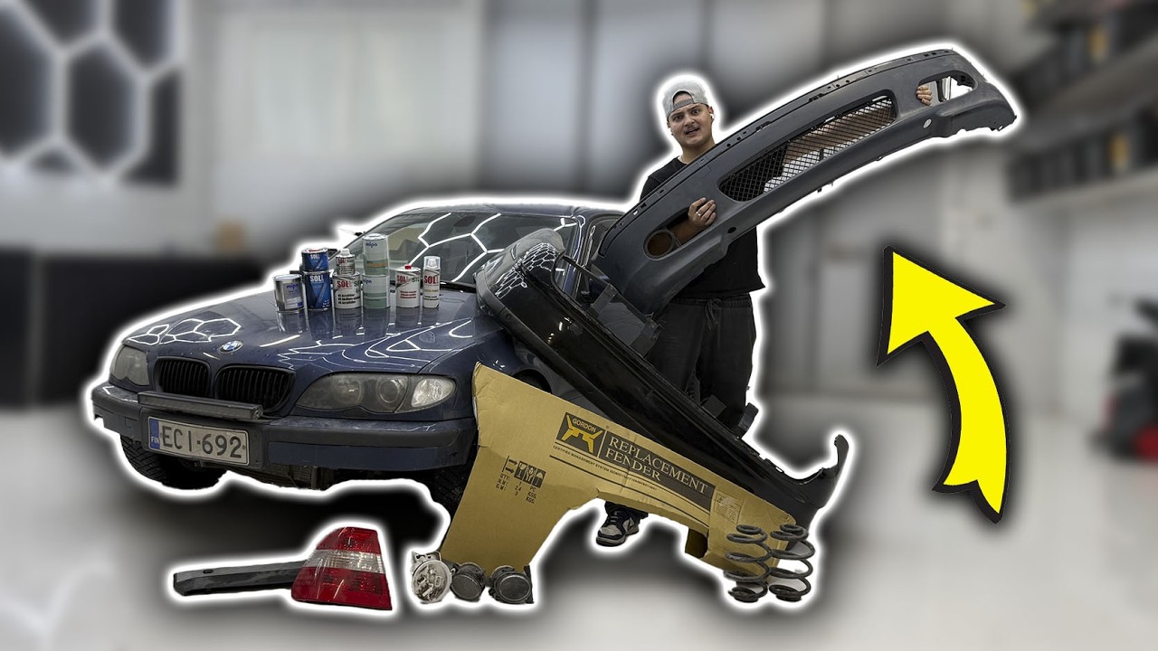 Palautettiin vanha bemari taas loistoonsa ! | BMW E46 325i