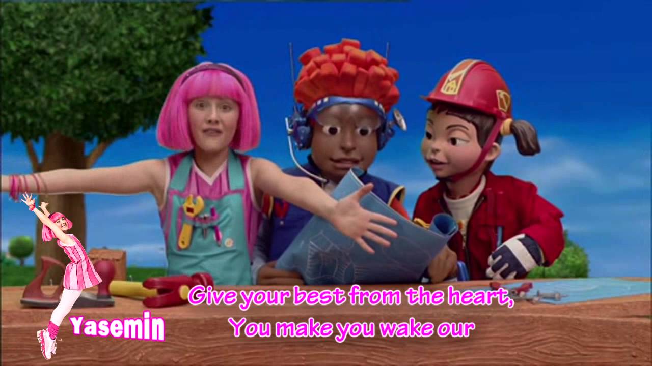 LazyTown - Step By Step (With Lyrics)