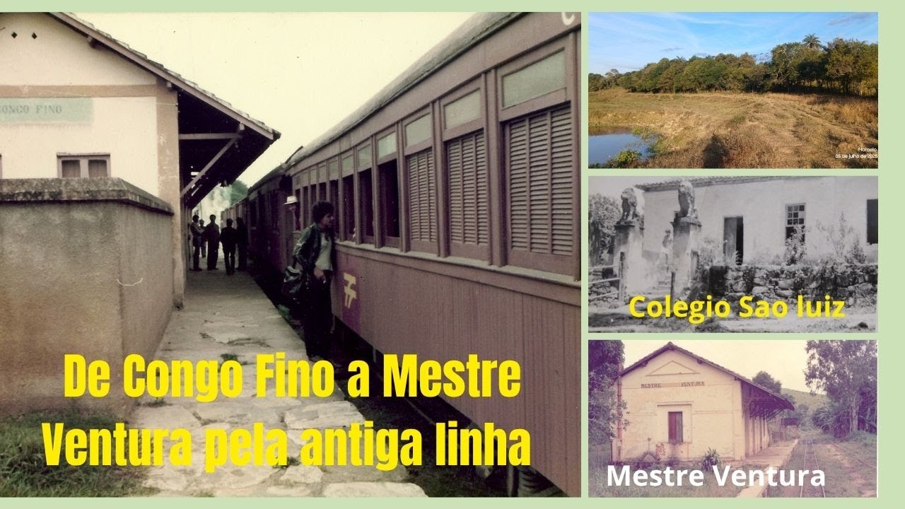 De Congo Fino a estação de Mestre Ventura pela ANTIGA linha da EFOM | RMV VFCO RFFSA SR2