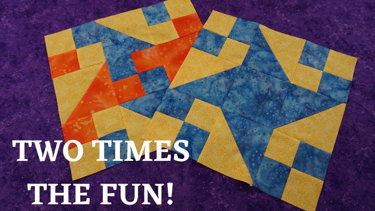Water Wheel Quilt Block Tutorial - 2 ways!!