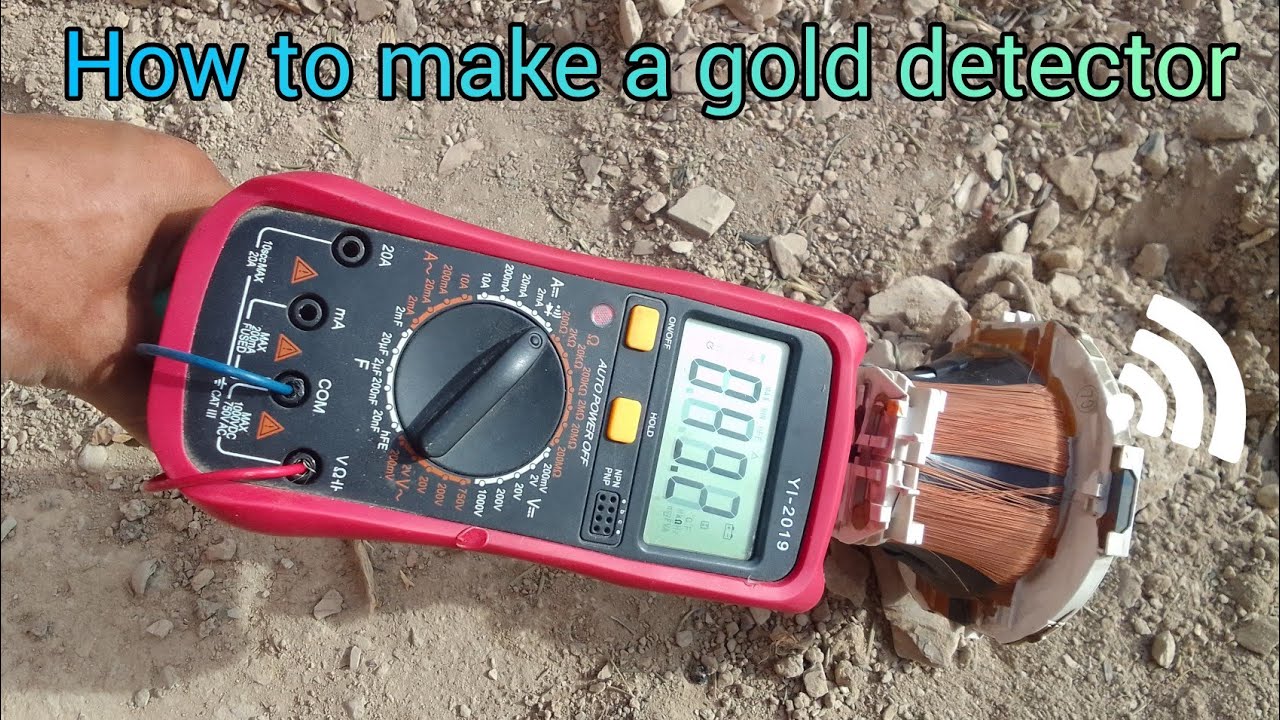 كيفية اختراع جهاز لكشف الذهب والمعادن بطريقة سهلة ومضمونة How to make a gold detector