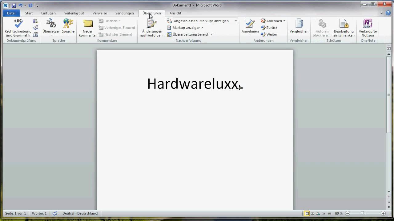 Hardwareluxx.de: Microsoft Word 2010 Beta
