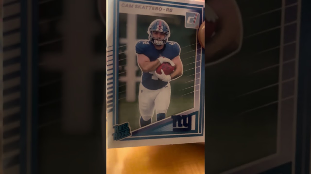 Opening sports cards with my cousin on my birthday weekend ￼