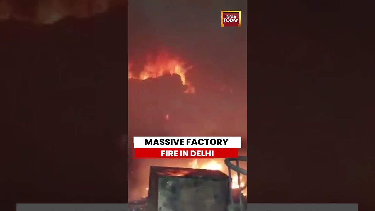 Fire News: Huge Fire Engulfs Factory In Delhi's Narela Industrial Area