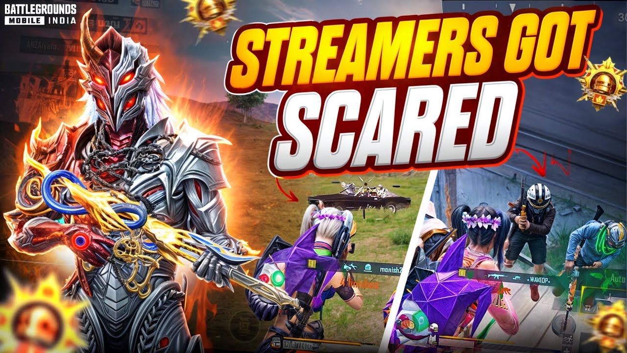 8 STREAMERS Got Scared 😱 | Bixi Op vs Streamers | BGMI