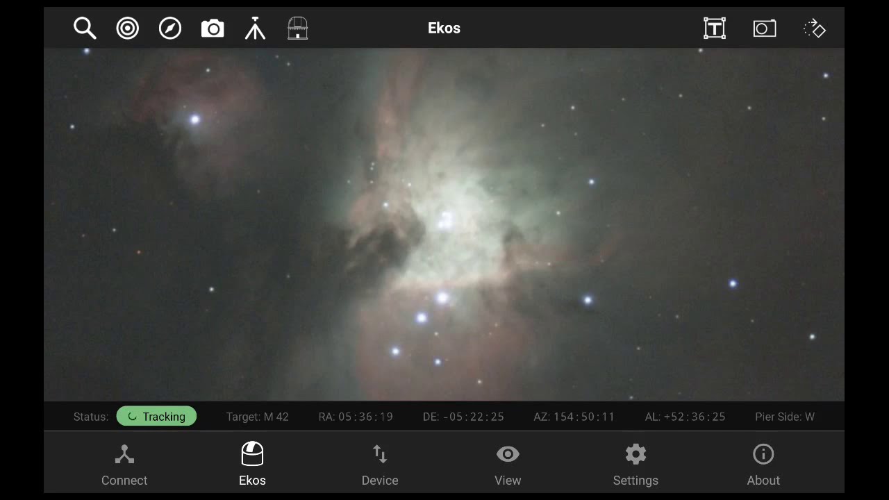 Демоверсия приложения StellarMate v2.1.0