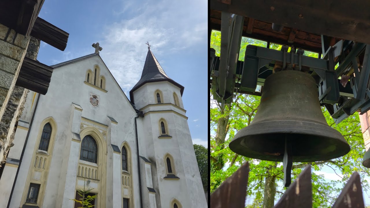 Mošovce - zvonica pri kostole najsvätejšej Trojice - zvony/bells