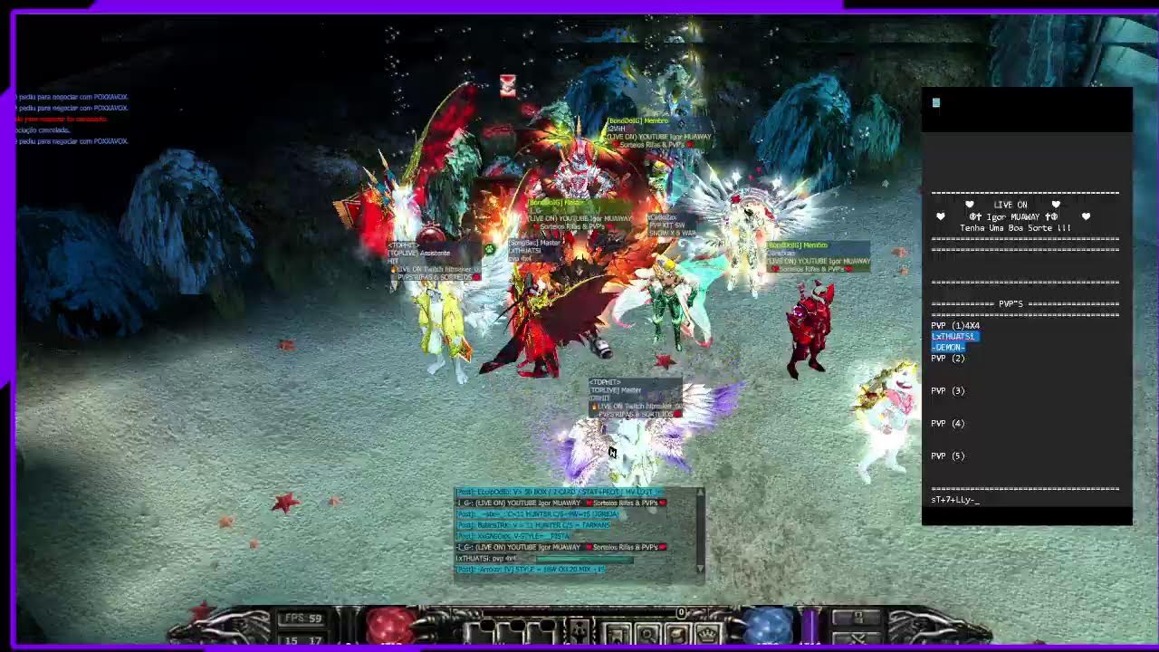 +18 🟢MUAWAY🟢Igor MUAWAY AO VIVO!!! VENHA SER DIVERTI. PVP, RIFAS & SORTEIOS.