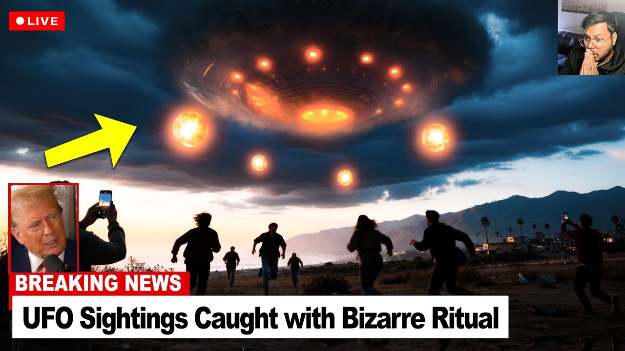 UFO Sightings Caught with Bizarre Ritual‼️😨 Signaling End Times!