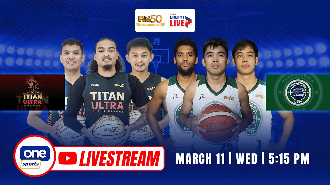 LIVE: TITAN ULTRA vs TERRAFIRMA | PBA 50 COMMISSIONER’S CUP | MARCH 11, 2026