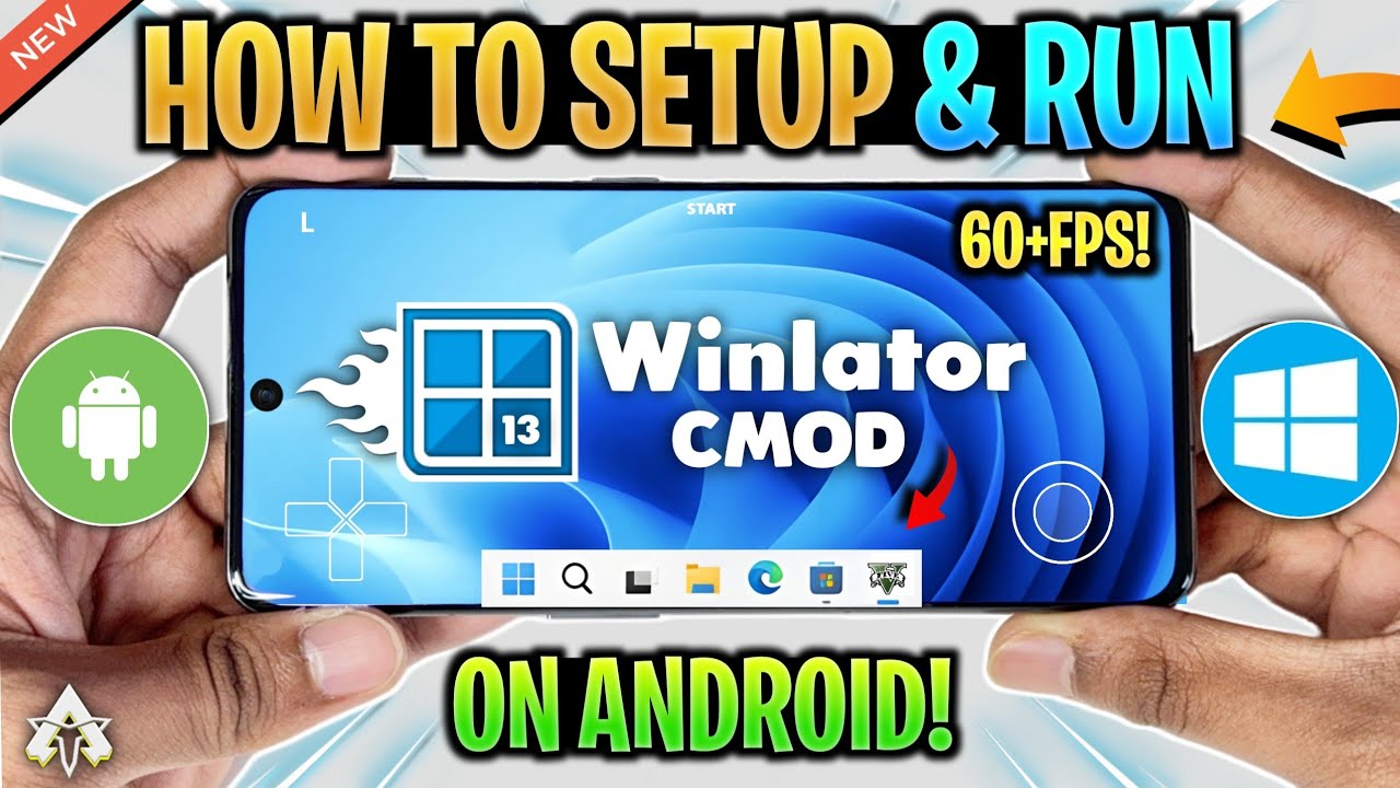 NEW 🔥 WINLATOR ANDROID CMOD PERFORMANCE - SETUP/SETTINGS/GAMEPLAY | BEST WINDOWS EMULATOR!