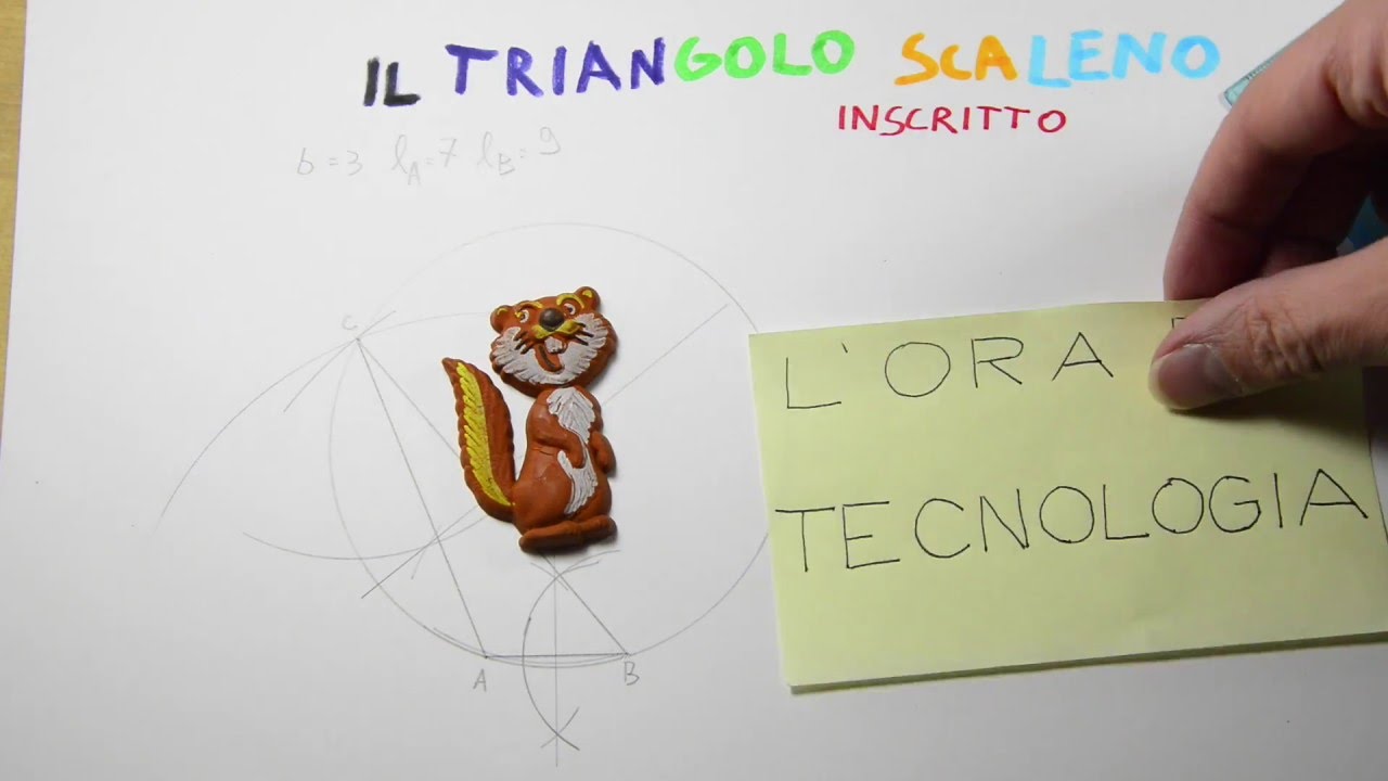 l'ora di tecnologia #9-bis  "il triangolo scaleno inscritto"