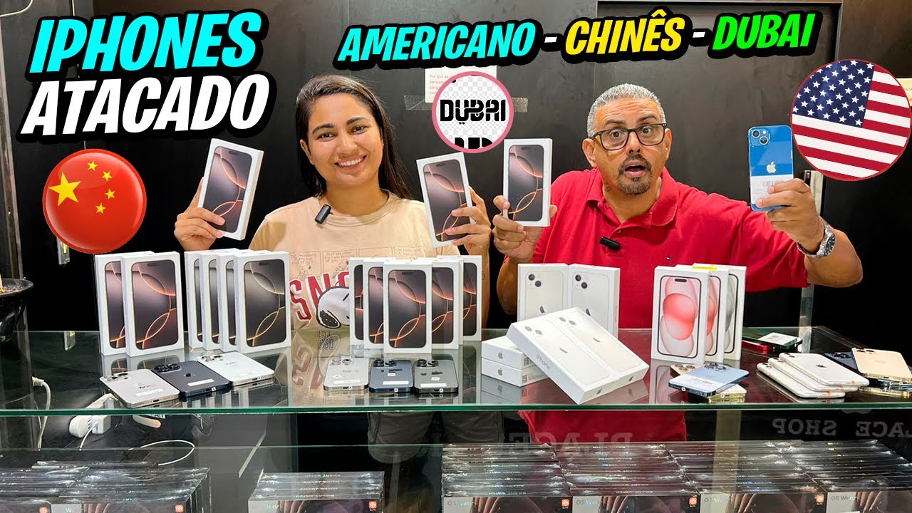 iPhone Americano Chinês e Dubai Novidade no Centro de São Paulo REGIÃO DA 25 de Março