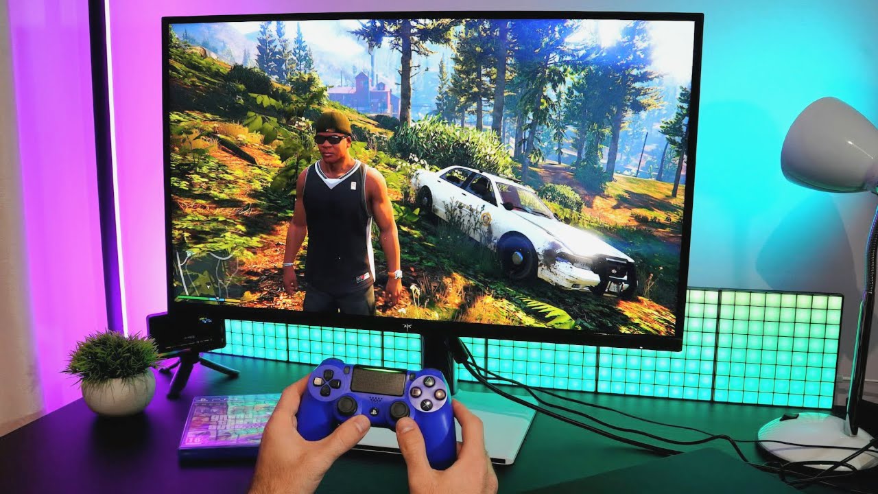 PS4 Slim On A 27