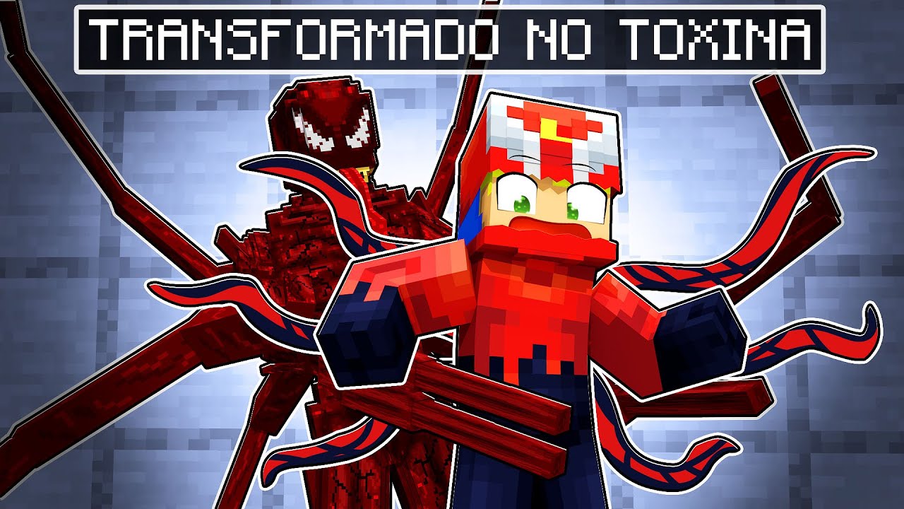 CARNIFICINA me Transformou no NOVO SYMBIONTE TOXINA no Minecraft