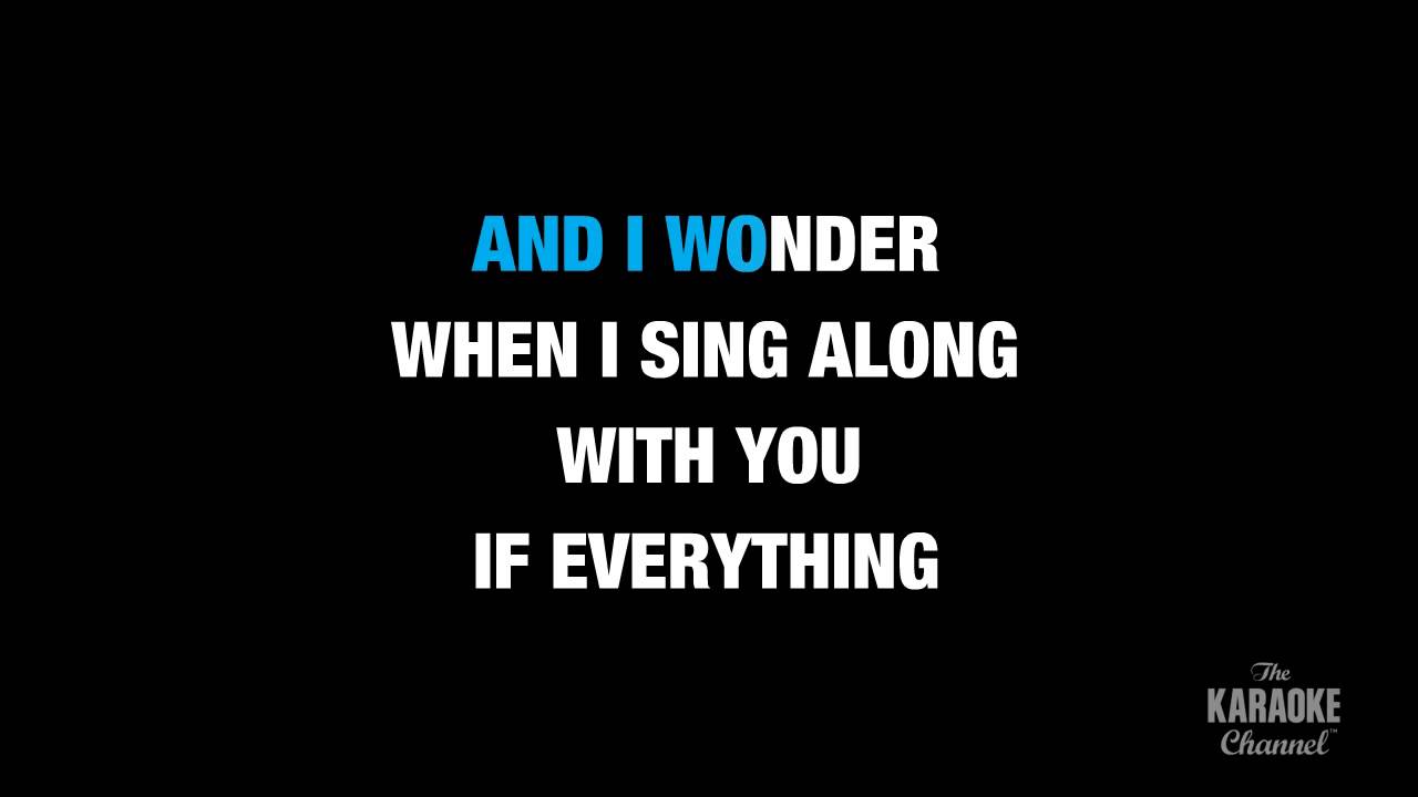 Everlong: Foo Fighters | Karaoke with lyrics (no lead vocal)