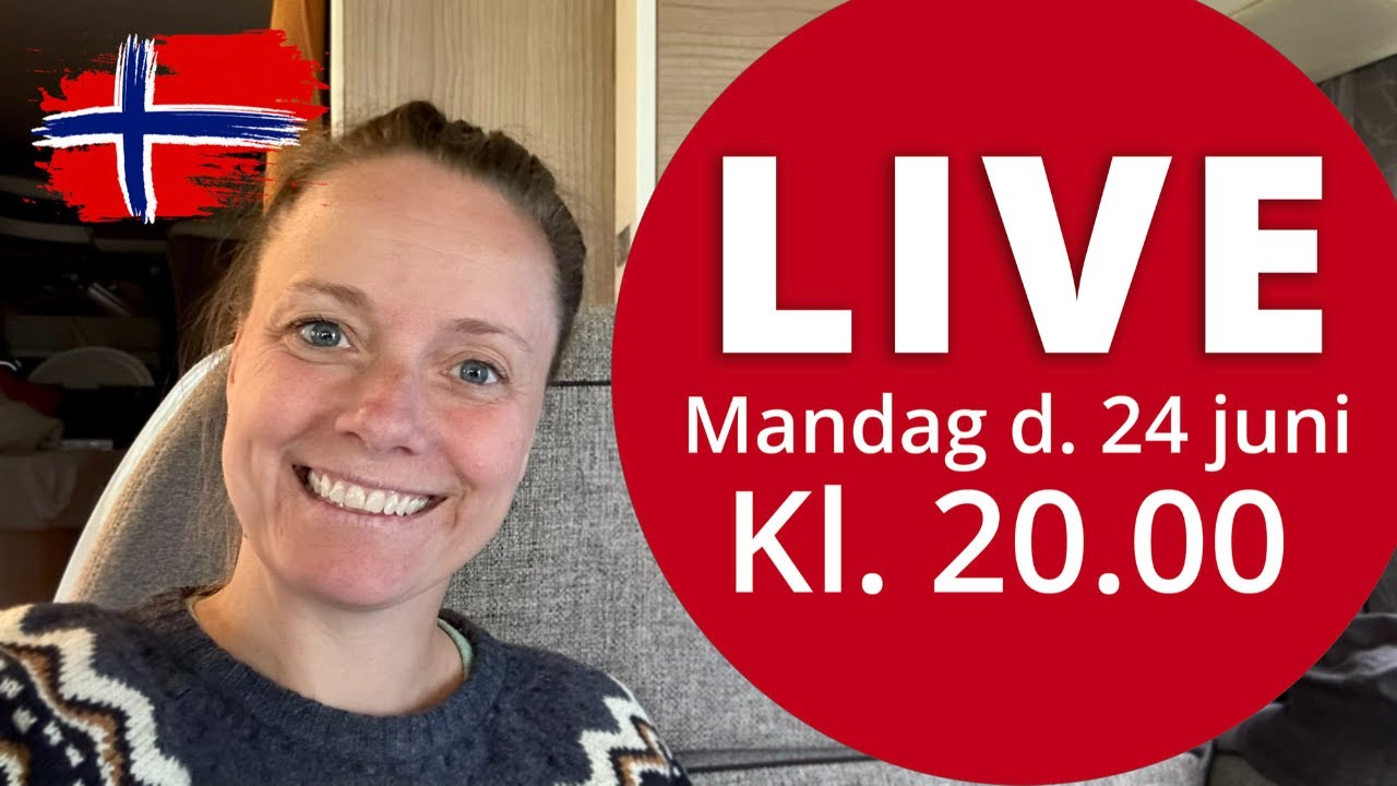 🚐🇳🇴  LIVE om praktiske ting på min rejse i Norge? 🇳🇴🚐